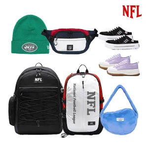 [28%쿠폰+5%쿠폰] NFL 신발+용품 기획특가전 슬리퍼/워킹화/샌들/러닝화/백팩/크로스백
