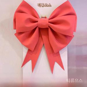 초대형 메가 리본 선물 파티장식 대왕리본 새차 웨딩카 인간화환 50x70cm 티류으스