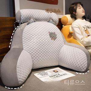 티류으스 대왕 등쿠션 허리 스 쿨링 테릴렌 허리받침대 냉감쿠션 다기능 쿠션베개