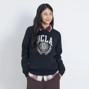 [UCLA] UCLA 남여공용 기모 맨투맨 블랙(UZWLTV1)