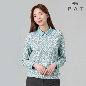 [PAT 여성] 로고 프린트 카라 티셔츠_1J65231