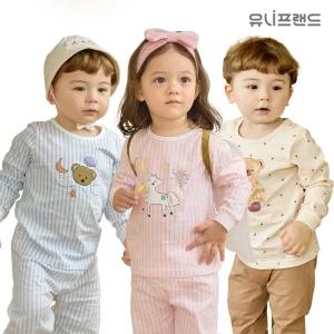 [카카오7%]유니프랜드 베스트 아동내의/7부/9부/5부/실내복/상하세트/티셔츠/긴팔티/팬츠/키즈/초등/주니어/상의/하의