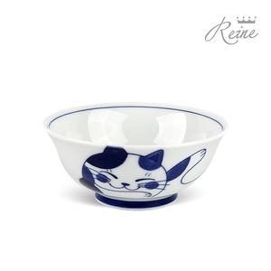 헨느 미케 야옹이 면기 1P 고양이 그릇
