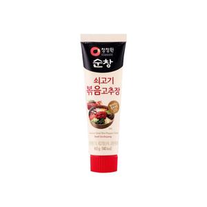청정원 순창 쇠고기 볶음고추장 60g 여행용 튜브고추장 1개