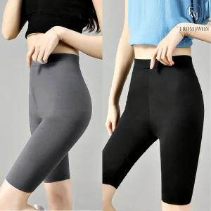 5부 레깅스 반바지 바이커 쇼츠 쫄바지 바이크 숏 여름 냉감 쿨 운동 여자