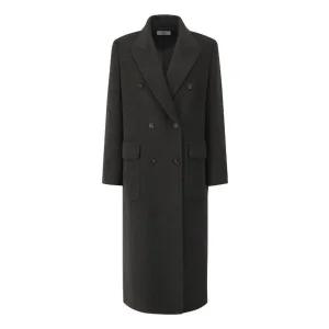 CC콜렉트 블렌드 플랩 포켓 더블 롱 코트 (C244MSG558) 268201