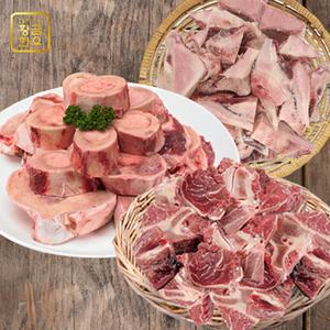 [황금한우] 사골+반골+잡뼈 각 1kg (총3kg)
