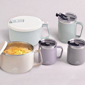 디유 스텐 찜기 전자렌지 사용특허+밀폐 뚜껑 머그컵 520ml