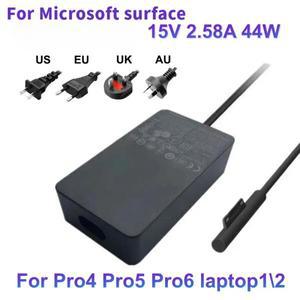Microsoft 새 Surface Pro5 노트북 1 2 전원 어댑터용 15V 2.58A 44W 1796 1800 충전기 1A