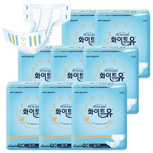 화이트산업 화이트유 골드 대형 성인용기저귀 80매 노인 요실금 환자용기저귀 H
