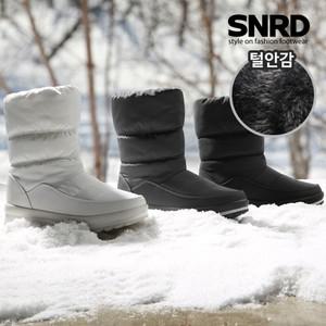 [무료배송] Winter 키높이(4cm) 여성 프리미엄 컴포트 패딩-방한털부츠