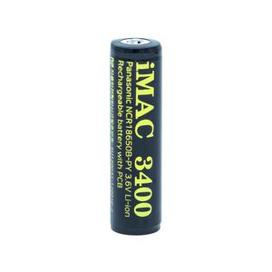 [IMAC3400] 3400mAh 18650 리튬이온 배터리 보호회로 장착 3.6V 충전지 KC인증 후레쉬 랜턴 충전배터리
