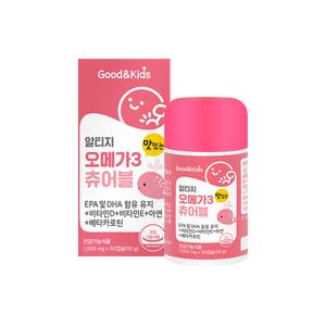 내츄럴플러스 굿앤키즈 알티지 오메가3 츄어블 90캡슐