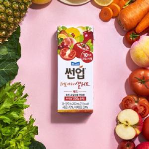 [매일유업] 썬업 과일야채샐러드 레드 200ml 24팩