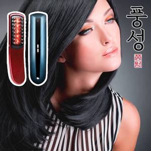 파워플라이 풍성 LED 레이저 빗 두피 마사지기 기계 SH-LC 전동 브러쉬 모공 안마기 모발 케어 머리 관리기