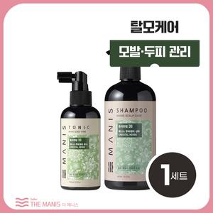 매니스 동의한방 33 두피케어 샴푸&토닉 탈모방지 탈모완화세트