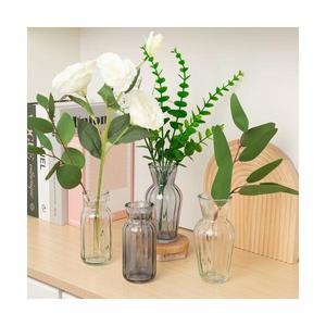 테이블 작은 유리 화병/꽃병/수경/글라스/오브제/디퓨저병/유리병/용기/카페/플라워/인테리어/투명/소품