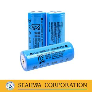 26650 리튬이온 배터리 5000mAh 충전건전지 충전식배터리 헤드랜턴 손전등