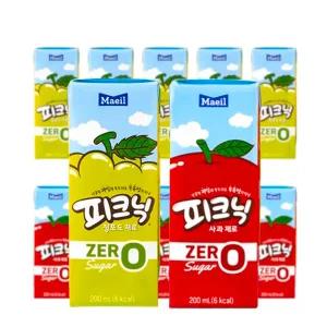매일 피크닉 제로 200ml 48개(사과 24개 + 청포도 24개)