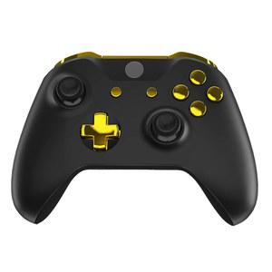 엑스트림레이트 LB RB LT RT 범퍼 트리거 D패드 ABXY 시작 백싱크 버튼, 크롬 골드 풀 세트 버튼 수리 키트(Xbox One S 및 Xbox One X 컨트롤러용 도구 포함) (모델 1708)