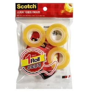 3M 스카치 다용도 테이프세트(18mm 디스펜서1+리필3)