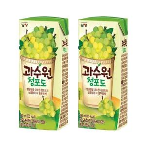 과수원청포도190mlx24펫/음료수/음료/팩음료