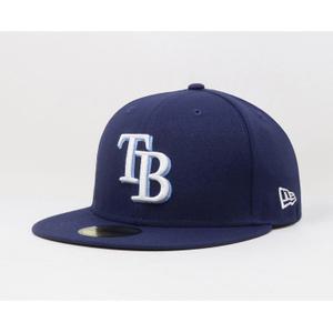 뉴에라 [슈즈네][정품] MLB 어센틱 탬파베이 레이스 게임 야구모자 사이즈캡 메이저리그 김하성 선수모자 5950-레이스-17GAME