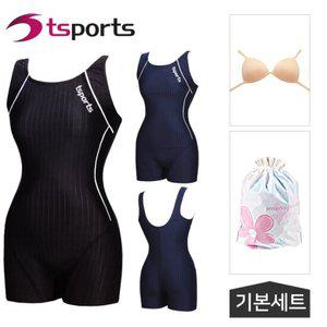 [TS스포츠]여성 반신수영복/실내/스파 TSAW-1921_1922 기본세트