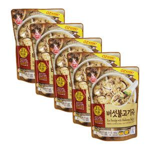 오뚜기 오즈키친 버섯불고기죽 450g 5개