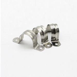 30mm 스텐 배관 파이프 고정 양새들 100개 공장 호스 전선 홀더 클램프 U밴드 반도