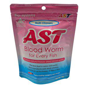 [기타]AST 건조 장구벌레 15g 지퍼백 블러드웜