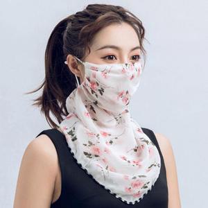 [BZJL8YP5_4C]자외선차단 스타일 쉬폰 마스크 1P 야