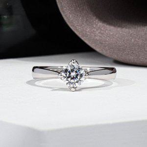 [샤밍주얼리]5부 천연 다이아 반지 GIA 모아나 4발 프로포즈 여자 친구 예물 기념일 선물 여자