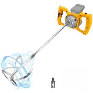Dewalt 20V 배터리 용 무선 시멘트 믹서 1200W 휴대용 전기 콘크리트 믹서 6 조정 가능한 속도 진흙 믹서