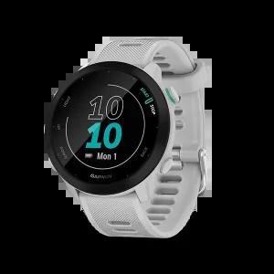 가민 포러너 55 러닝 GPS 스마트워치 화이트, 42mm