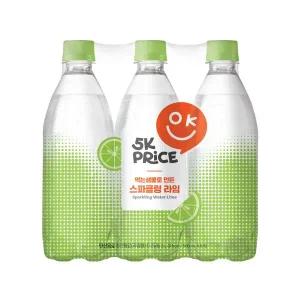 5K프라이스 먹는 샘물로 만든 스파클링 워터 라임 500ml*6입