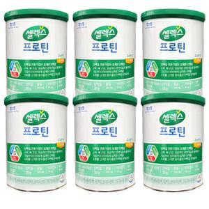 셀렉스 프로틴 고소한맛 304g 6통 분리유청단백 농축유청단백질 최대치 류신함유 비타민D