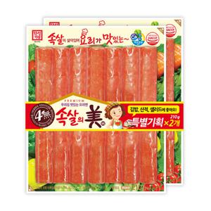 [롯데백화점]한성기업 [한성기업] 속살의미 210g x 2봉지 집밥 간편식 게맛살