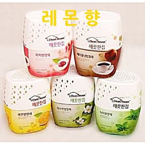 클린하우스방향제 레몬향 2개 냄새제거제 악취제거/화장실방향제/실내방향제/옷장방향제/공기탈취제거