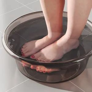 화장실 대야 욕실 다라이 투명 세숫대야 중형/스텐/세수/국산/빨래/대형/예쁜/사각/이동식/PVC/반투명/타원