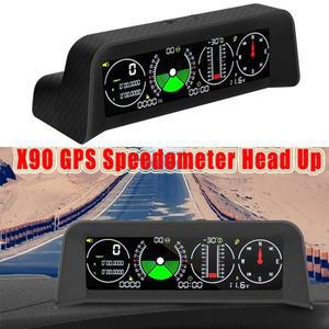 차량용시 X90 GPS 속도 업 PMH KMH 경사 미터 계 온보드 컴퓨터