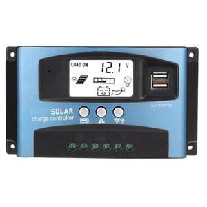 태양광 컨트롤러, MPPT 40 /50 /60 /100A 컨트롤러 듀얼 USB LCD 디스플레이 올라 레귤레이터 배터리 재생 에너지 12V 24V(100A)