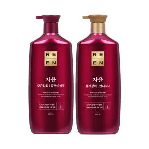 리엔 자윤 모근강화 중건성 샴푸 950ml + 컨디셔너