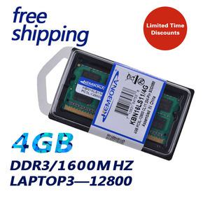 KEMBONA 평생 1.35V DDR3L 1600 MHz DDR3 PC3-12800 4GB SO-DIMM 메모리 모듈 Ram Memoria for Laptop