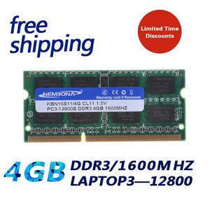 KEMBONA Sodimm 노트북 ddr3 4GB 1600mhz pc3-12800 4g 호환