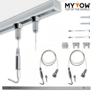 1M 액자걸이(스마트레일) (봉=1set) TRG100SET 골드 레일세트