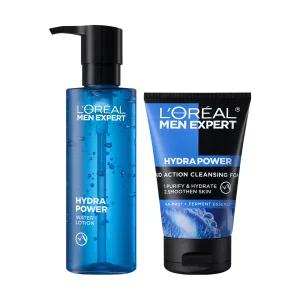 로레알파리 맨 엑스퍼트 이드라파워 쿨링 올인원 120ml + 클렌징 폼 100ml(아쿠아/차콜)