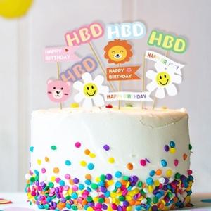 데코픽 장식픽 DIY 생일파티용품 케이크 해피파티 생일 생일파티