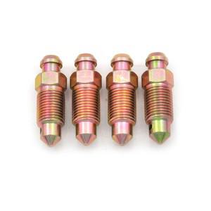 휴대용 강철 블리드 스크류 니플 M10 x 1.0mm 오토바이 자전거 브레이크 캘리퍼 4 개
