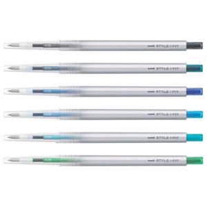 유니 스타일핏트 볼펜 단색 / 리필심 0.28mm 0.38mm 중성 슬림 볼펜